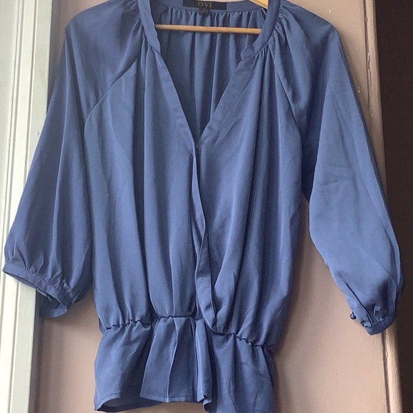 Ovi Periwinkle top NWOT - Picture 4 of 10